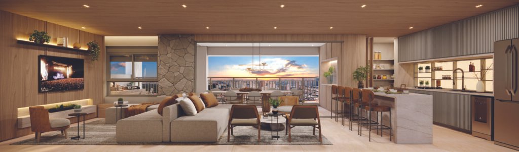 Living Ampliado - 180m²