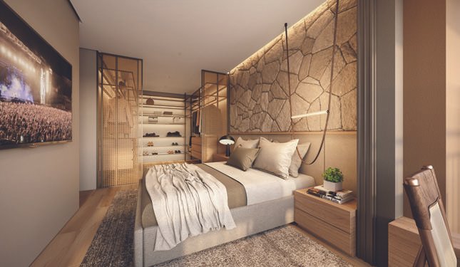 Suíte apartamento 180m²